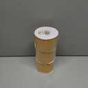 3 x HUIHUANG Yellow Burlap Wired Ribbon - 2.5 inch X 10 Yards Solid Wired Edge Jute Ribbon for Wreaths, Big Bows, Crafts, Swags, Outdoor Decoration