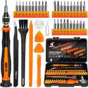 JOREST 40Pcs Small Precision Screwdriver Set (S2 Steel), Magnetic Screwdriver Set with Torx T5 T6 T8, Mini Repair Tool Kit for Macbook, Computer, Laptop, iPhone, PS4 PS5, Xbox, Switch, Glasses, Watch