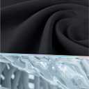 Pudolla Womens Swim Shorts High Waisted Bathing Bottom Shorts Tummy Control Board Swimsuit with Pockets (Black, M)