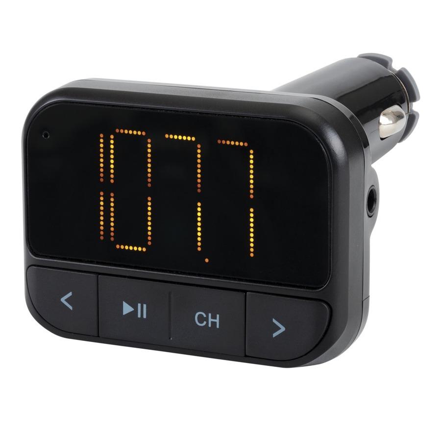 ZGear FM Transmitter and Fast Charging Car Charger 12 watt 2.4 amp Aux & USBport
