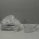 Lazy Susan Cabinet Organizer Bins for 26"/ 28"/ 32" Diameter Corner Organizer, Plastic Cabinet Storage Bin, 1/8 Wedge - Food Safe, BPA Free, with Non-Slip Pads (for 26" Diameter, 6 Pack)