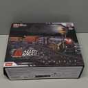 Hot Bee Train Set - Alloy Train Toys for Boys w/Glowing Carriage & Silent, Toy Train w/Smokes, Lights & Sound, Christmas Tree Train w/Steam Locomotive, Model Trains for 3 4 5 6 7 8+ Years Old Kids