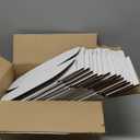 6x5x3 inch Shipping Boxes, White Corrugated Cardboard Box Literature Mailing Shipping Packaging Recyclable Storage Boxes and Craft Gifts Giving Products Business White Box Set of 25 (6''x5''x3'')