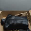 Geetery 5 Pack Male Mannequin Torso Dress Form Mannequin Body T Shirt Display with Stand and Hanging Hook Hollow Back for Counter, Craft Shows, Photos or Design, S-m Size