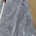 Amazon Basics Faux Linen Upholstered Tufted Headboard with Adjustable Height, King, Gray