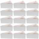 Kichvoe Triangle Cake Slice Boxes 50 Pack Paper Cake Box for Birthday Party Dessert Packaging and Storage 5.35X3.34X2.36 Inch Disposable Slices Packaging