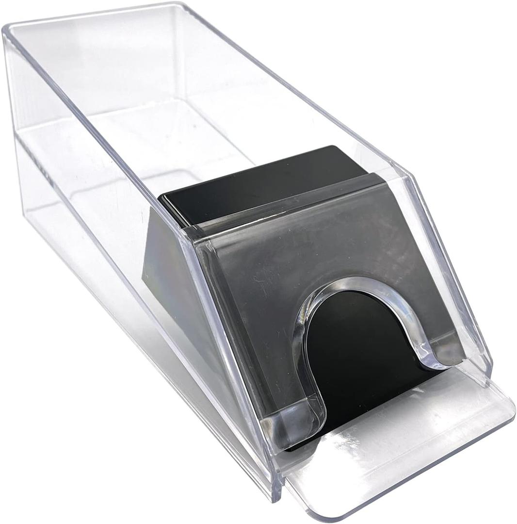 SEETOOOGAMES 4 Deck Clear Blackjack Dealing Shoe