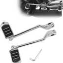 Compatible with Harley Davidson 1986-2017 FL Softail, 1988-2023 Touring Road King Road Glide Street Glide Electra Glide and 2008-later Trike, Heel Toe Shift Pegs Front Rear Levers w/Shifter Pegs