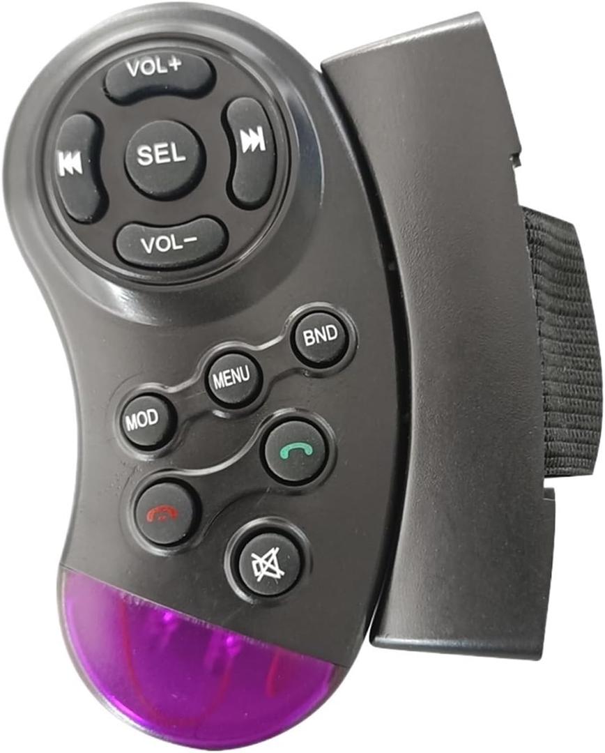 Car Steering Wheel Wireless Control 11 Buttons Car Steering Wheel Remote Controller for Car CD DVD MP5 Player Replacement