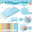 Hahafelt 8 Pack Wall Padding for Playroom Peel and Stick Headboard 3D Anti Collision Upholstered Wall Panels Self Adhesive Headboard Panel for Protection (15.75" X 7.87" X 1.18",Fresh Colors)