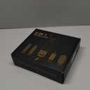 5 in 1 Blow Dryer Brush, Upgrade Hair Dryer Brush Air Curler Air Curling Wrap Styler, Detachable Hot Air Brush Negative Ion Curling Brush Iron, Hair Styling Tools for Drying Curling Straightening (Black Gold)