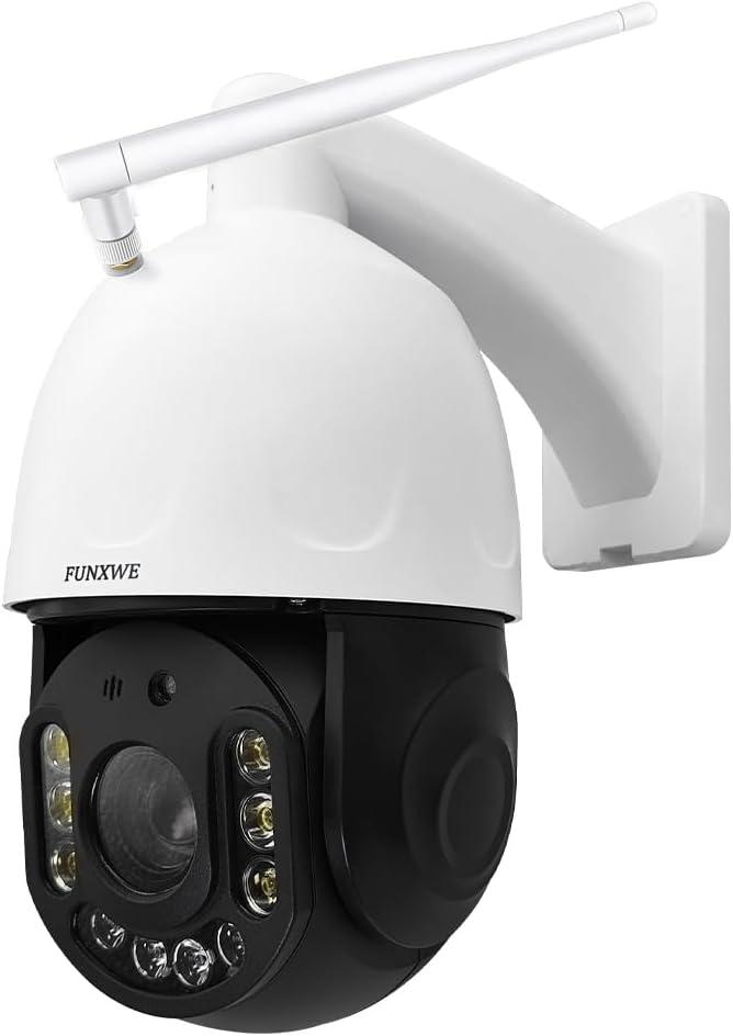 8MP 4K 30X Optical Zoom Security PTZ Wireless IP Camera, 2.4GHz 5GHz Dual WiFi, Motion Auto Tracking Color Night Vision, Support Bluetooth Connection