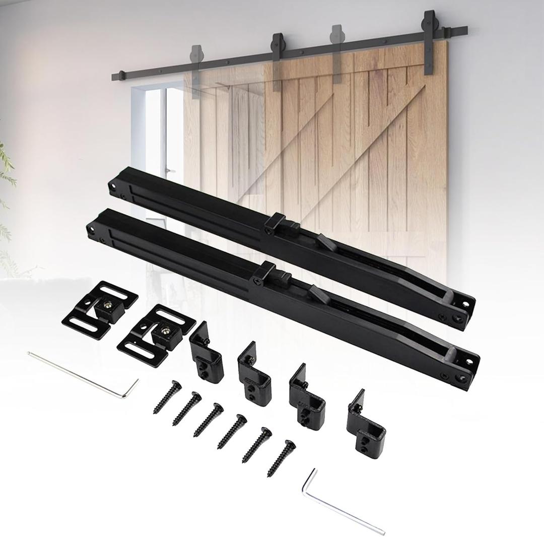 2 Pack Soft Close Mechanism Spring Buffer Damper Fit for Single Door Weight 70-160 Pounds, Adjustable Actuators Door Stopper-One Way Operation