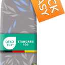 Super Soft Ironing Board Cover and Pad  50% Faster Ironing with Heat Reflection Technology, Thick Natural Cotton, Heavy-Duty & Scorch Resistant  Made in Germany  15x54 Standard Size (Grey/Blue)