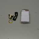 801 Office Furniture Desk Drawer Lock Cabinet Door Locker with 4 Keys 7/8 in. Outside Diameter (2 Packs, Gold, keyed alike2)