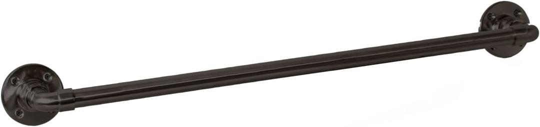 Design House 580654 Kimball 24 in. Towel Bar, Satin Black