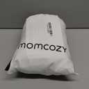 Momcozy Baby Wrap Carrier, Easy to Wear Infant Carrier Slings, Lightweight Hands Free Baby Sling, Adjustable Baby Carriers for Newborn to Toddler 8-35 lbs, Deep Grey