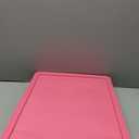 Collapsible Storage Bins with Lids - Foldable Plastic Storage Boxes - 55L Capacity - For Home, Office, Kitchen, Books, Snacks, Shoes, Groceries (Pink & Black)