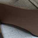 Ermonn Womens Faux Suede Knee High Side Zipper Chunky Heel Stretch Winter Boots (9, Beige)