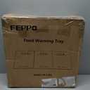 FEPPO Warming Trays for Buffets Party, Extra-Long 47"x15" 3-in-1 Modular Food Warmer with Independent Temp & Timer Control, Glass Food Warming Mat, Ideal for Catering & Gatherings