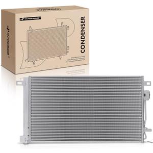 A-Premium Air Conditioning A/C Condenser Compatible with Buick Enclave 2008-2017 & Chevrolet Traverse 2009-2017 & GMC Acadia 2007-2016 & Saturn Outlook 2007-2010
