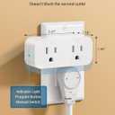 DEWENWILS Remote Control Outlet Wireless Light Switch, 2 Independent Control Sockets Electrical Remote Outlet Switch for Lamps, Fans, Household Appliance, No Wiring,100 Ft Range