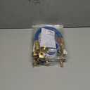 4 x Tool Daily Winterize Blowout Adapter with Shut Off Valve, RV Winterizing Kit 12" Air Compressor Quick Connect Blow Out Fitting Plug for Motorhome, Boat, Camper, Travel Trailer