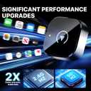 Wireless CarPlay Adapter, 2026 Upgrade 2-in-1 Wireless Android Auto Dongle, Plug & Play Auto Reconnect Mini USB Car Play Accessory Compatible with iPhone & Android