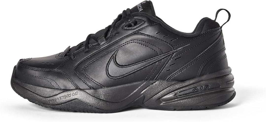 Nike Men's Air Monarch IV Training/Workout Shoes (8.5, Black/Black)