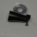 Universal Bathroom Tub Spout with Metal Tub Spout Cover Ring, 5 1/4 Inches Reach Wall Front Mount Faucet with Shower Diverter 1/2" IPS Inside Thread(Matte Black)