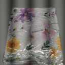 Horaldaily Spring Summer Tablecloth 60x84 Inch Rectangular, Yellow White Purple Daisy Floral Table Cover for Party Picnic Dinner Decor
