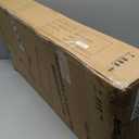 Vaunn Medical Adjustable Overbed Bedside Table With Wheels (Hospital and Home Use) (Walnut Brown)