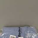 Bedsure Bed in a Bag Queen - 7 Pieces Plaid Seersucker Bedding Comforter Sets, Soft Lightweight Mineral Blue Boho Bed Set with Comforters Queen Size, Sheets, Pillowcases & Shams