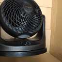IRIS USA WOOZOO Desk Fan, Oscillating Air Circulator, 3 Speeds, 36ft Max Air Distance, 244ft Coverage, 112 Adjustable Vertical Tilt, 29db Quiet Motor, Small Fan for Bedroom, Office, Dorm, Black, Medium Oscillating