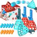 Bennol Outdoor Game Toys for Kids Boys with 20 Balls, Pop Pass Catch Ball Game Outside Toys Gifts for 3 4 5 6 7 8+ Year Old Teens, Outside Outdoor Play Gifts for Kids Boys Ages 3-5 4-8 (Red & Blue)