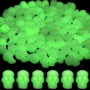 YSPPF Halloween Luminous Skull Accessories, 4 Pack