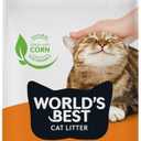 WORLD'S BEST CAT LITTER Low Tracking & Dust Control Multiple Cat Unscented 32-Pounds - Natural Ingredients, Quick Clumping, Flushable & Made in USA - Long-Lasting Odor Control & Easy Scooping