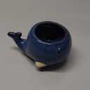 Abbott Collection Stoneware Whale Planter - Large (3" H)