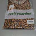 PRETTYGARDEN Women's Mesh Long Sleeve Spring Top 2026 Trendy Summer See Through Sheer Blouse Fitted Going Out Layering Shirts (Brown, XL)