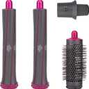 Hair Curling Iron Barrel Attachments: Long Hair Curling Barrels Styler with Adaptor for Dyson Airwrap Hair Dryer, Styler Iron Attachment Parts Hair Tool