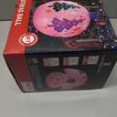 LANGXUN 8ft Pink Christmas Ball Inflatable Outdoor Indoor Decor, Giant Blow Up IP44 Weatherproof Xmas Decorations for Yard, Built-in 7-Color LED Rotating Light for Gardern Lawn Winter Holiday