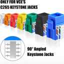 VCELINK Speed Termination Keystone Tool Only for VCE 90-Degree Keystone Jacks, Cat5e/Cat6/Cat6A Ethernet Cable Rj45 Punch Down Tool