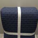 Levtex Home Cross Stitch Reversible King/Cal King Quilt Set (106x92in) and 2 Pillow Shams (36x20in) - Stitch Texture - Navy - Cotton King Size Quilt Bedding Set - Lightweight Soft Pre-Washed