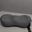 Lumbar Support Pillow for Office Chair, Memory Foam Lumbar Pillow for Lower Back Pain Relief (Grey) 