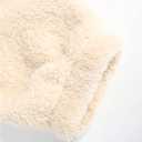 RoseSeek Men's Bear Ear Hoodies Fleece Sweatshirt Fuzzy Pullover Tops (Beige)