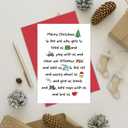 3 x Cute Cat Christmas Card, Merry Christmas Cards for Cat Dad & Mom, Xmas Card Gift from Pet, Funny Holiday Cards for Men Women