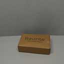 Ravinte 30 Pack Solid 3 Inch Center to Center Slim Square Bar Drawer Handles for Kitchen Cabinet Hardware Matte Black