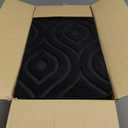 Stair Treads for Wooden Steps 15pcs - 8x30in Carpet Stairs Runner Indoor Non-Slip Stair Mats for Kids Elders and Pets (Foliage Black)