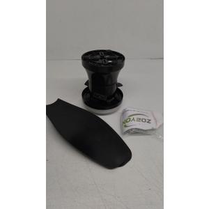 Small Ceiling Fan with Light - 35 Inch Flush Mount Ceiling Fans with Lights and Remote, Low Profile Ceiling Fan with 3 Reversible Blades, 6 Wind Speeds, Black Ceiling Fans for Bedroom Kitchen