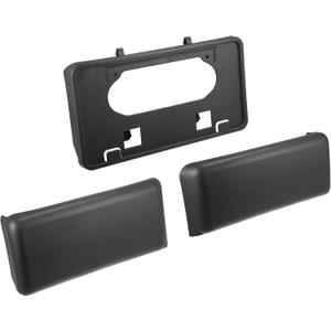 X AUTOHAUX 1 Set for Ford F-150 2009-2014 Front Left Right Bumper Guards Insert Pads Cap License Plate Frame Bracket 9L3Z17E810B 9L3Z17A385A